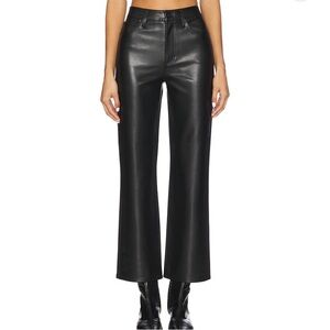 Pistola Ally High Rise Ankle Boot Faux Leather Pants